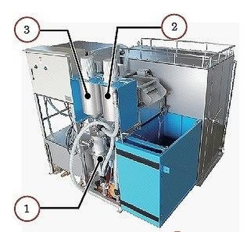 Ảnh hiện trường: Tái chế nước làm mát máy cắt bê tông – nhựa đường ngay tại công trường với hệ thống di động Jotaro VII