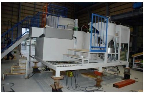 Ảnh hiện trường: Tách bùn sơn gốc nước ngành vật liệu xây dựng: Slit Saver SS-612 giảm tải bể tự hoại nhà máy