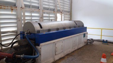 Máy ly tâm lắp đặt tại trạm xử lý nước thải